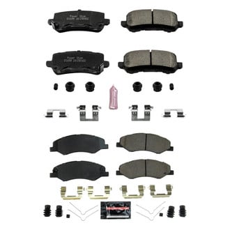 PowerStop® - Z23 Evolution Sport Performance Carbon-Fiber Ceramic Front and Rear Brake Pad Set