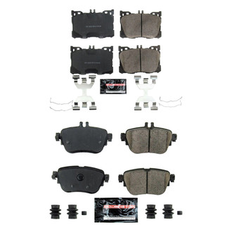 PowerStop® - Z23 Evolution Sport Performance Carbon-Fiber Ceramic Front and Rear Brake Pad Set
