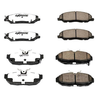 PowerStop® - Z26 Extreme Street Performance Carbon-Fiber Ceramic Front and Rear Brake Pad Set