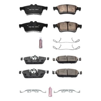 PowerStop® - Z23 Evolution Sport Performance Carbon-Fiber Ceramic Front and Rear Brake Pad Set