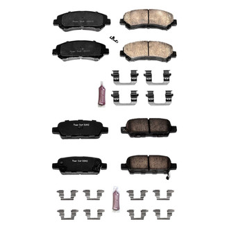 PowerStop® - Z23 Evolution Sport Performance Carbon-Fiber Ceramic Front and Rear Brake Pad Set