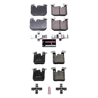 PowerStop® - Z23 Evolution Sport Performance Carbon-Fiber Ceramic Front and Rear Brake Pad Set