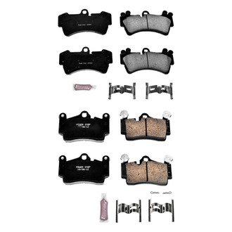 PowerStop® - Z23 Evolution Sport Performance Carbon-Fiber Ceramic Front and Rear Brake Pad Set