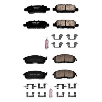 PowerStop® - Z23 Evolution Sport Performance Carbon-Fiber Ceramic Front and Rear Brake Pad Set