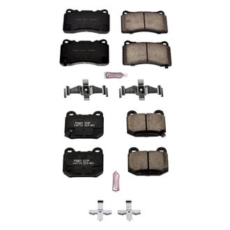 PowerStop® - Z23 Evolution Sport Performance Carbon-Fiber Ceramic Front and Rear Brake Pad Set