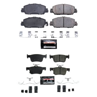 PowerStop® - Z23 Evolution Sport Performance Carbon-Fiber Ceramic Front and Rear Brake Pad Set