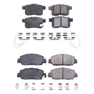 PowerStop® - Z17 Evolution Plus™ Ceramic Front and Rear Disc Brake Pad Set