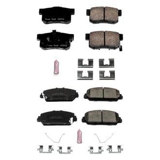 PowerStop® - Z23 Evolution Sport Performance Carbon-Fiber Ceramic Front and Rear Brake Pad Set