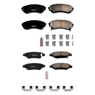 PowerStop® - Z23 Evolution Sport Performance Carbon-Fiber Ceramic Front and Rear Brake Pad Set