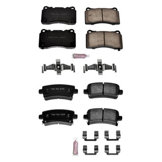 PowerStop® - Z23 Evolution Sport Performance Carbon-Fiber Ceramic Front and Rear Brake Pad Set