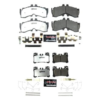 PowerStop® - Z26 Extreme Street Performance Carbon-Fiber Ceramic Front and Rear Brake Pad Set