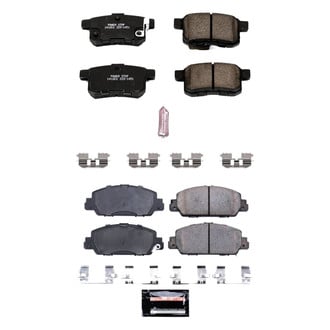 PowerStop® - Z23 Evolution Sport Performance Carbon-Fiber Ceramic Front and Rear Brake Pad Set