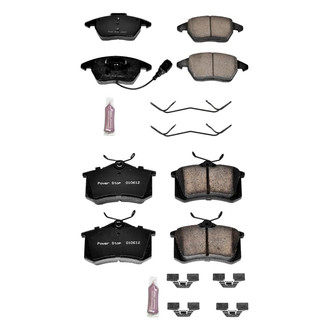 PowerStop® - Z23 Evolution Sport Performance Carbon-Fiber Ceramic Front and Rear Brake Pad Set