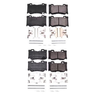 PowerStop® - Z17 Evolution Plus™ Ceramic Front and Rear Disc Brake Pad Set