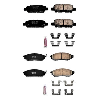 PowerStop® - Z23 Evolution Sport Performance Carbon-Fiber Ceramic Front and Rear Brake Pad Set