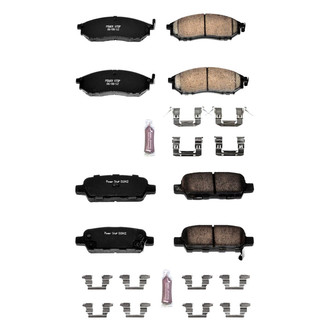 PowerStop® - Z23 Evolution Sport Performance Carbon-Fiber Ceramic Front and Rear Brake Pad Set