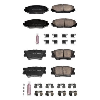 PowerStop® - Z23 Evolution Sport Performance Carbon-Fiber Ceramic Front and Rear Brake Pad Set