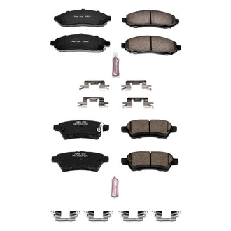 PowerStop® - Z23 Evolution Sport Performance Carbon-Fiber Ceramic Front and Rear Brake Pad Set