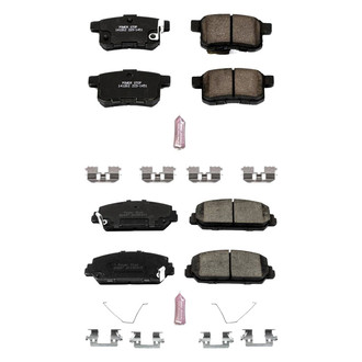 PowerStop® - Z23 Evolution Sport Performance Carbon-Fiber Ceramic Front and Rear Brake Pad Set