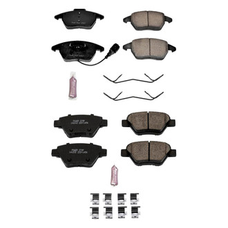 PowerStop® - Z23 Evolution Sport Performance Carbon-Fiber Ceramic Front and Rear Brake Pad Set