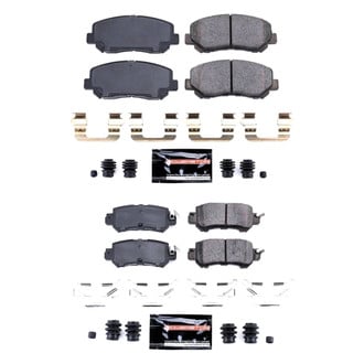 PowerStop® - Z23 Evolution Sport Performance Carbon-Fiber Ceramic Front and Rear Brake Pad Set