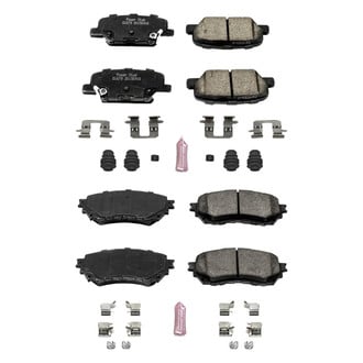 PowerStop® - Z23 Evolution Sport Performance Carbon-Fiber Ceramic Front and Rear Brake Pad Set
