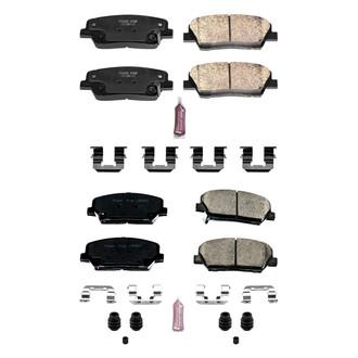 PowerStop® - Z23 Evolution Sport Performance Carbon-Fiber Ceramic Front and Rear Brake Pad Set