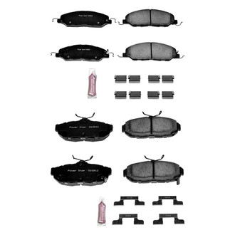 PowerStop® - Z23 Evolution Sport Performance Carbon-Fiber Ceramic Front and Rear Brake Pad Set