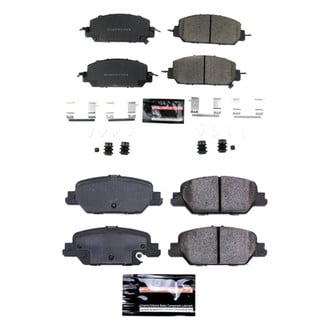 PowerStop® - Z23 Evolution Sport Performance Carbon-Fiber Ceramic Front and Rear Brake Pad Set