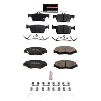 PowerStop® - Z23 Evolution Sport Performance Carbon-Fiber Ceramic Front and Rear Brake Pad Set