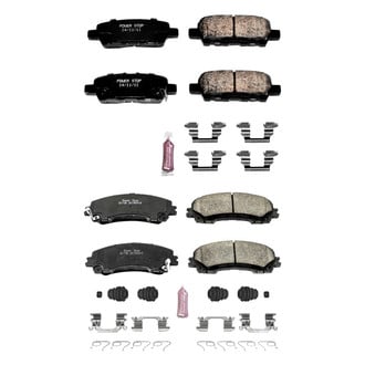 PowerStop® - Z23 Evolution Sport Performance Carbon-Fiber Ceramic Front and Rear Brake Pad Set