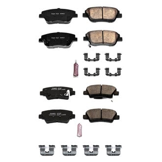 PowerStop® - Z23 Evolution Sport Performance Carbon-Fiber Ceramic Front and Rear Brake Pad Set