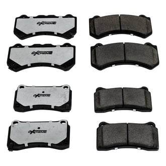 PowerStop® - Z26 Extreme Street Performance Carbon-Fiber Ceramic Front and Rear Brake Pad Set