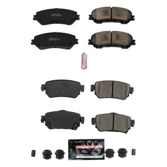 PowerStop® - Z23 Evolution Sport Performance Carbon-Fiber Ceramic Front and Rear Brake Pad Set