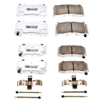 PowerStop® - Z26 Extreme Street Performance Carbon-Fiber Ceramic Front and Rear Brake Pad Set