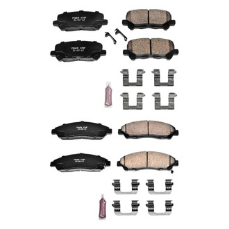 PowerStop® - Z23 Evolution Sport Performance Carbon-Fiber Ceramic Front and Rear Brake Pad Set