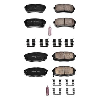 PowerStop® - Z23 Evolution Sport Performance Carbon-Fiber Ceramic Front and Rear Brake Pad Set