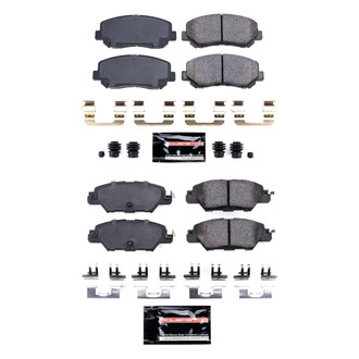 PowerStop® - Z23 Evolution Sport Performance Carbon-Fiber Ceramic Front and Rear Brake Pad Set
