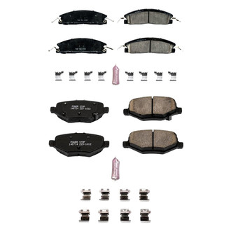 PowerStop® - Z23 Evolution Sport Performance Carbon-Fiber Ceramic Front and Rear Brake Pad Set