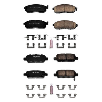 PowerStop® - Z23 Evolution Sport Performance Carbon-Fiber Ceramic Front and Rear Brake Pad Set