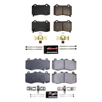 PowerStop® - Z23 Evolution Sport Performance Carbon-Fiber Ceramic Front and Rear Brake Pad Set
