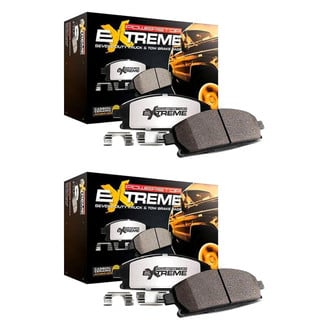 PowerStop® - Z36 Extreme Truck and Tow Carbon-Fiber Ceramic Front and Rear Brake Pad Set