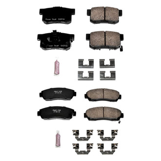 PowerStop® - Z23 Evolution Sport Performance Carbon-Fiber Ceramic Front and Rear Brake Pad Set