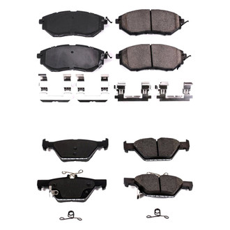 PowerStop® - Z17 Evolution Plus™ Ceramic Front and Rear Disc Brake Pad Set