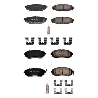 PowerStop® - Z23 Evolution Sport Performance Carbon-Fiber Ceramic Front and Rear Brake Pad Set