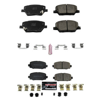 PowerStop® - Z23 Evolution Sport Performance Carbon-Fiber Ceramic Front and Rear Brake Pad Set