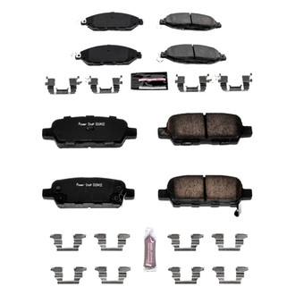PowerStop® - Z23 Evolution Sport Performance Carbon-Fiber Ceramic Front and Rear Brake Pad Set