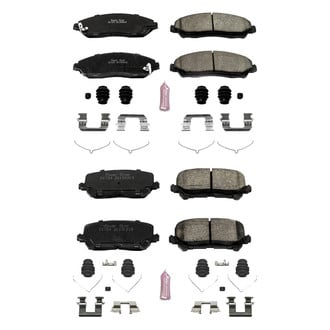 PowerStop® - Z23 Evolution Sport Performance Carbon-Fiber Ceramic Front and Rear Brake Pad Set