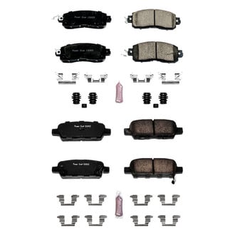 PowerStop® - Z23 Evolution Sport Performance Carbon-Fiber Ceramic Front and Rear Brake Pad Set