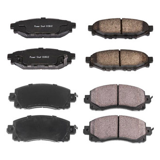 PowerStop® - Z16 Evolution Clean Ride Ceramic Front and Rear Disc Brake Pad Set